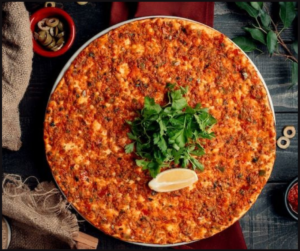 Turkish lahmacun”, often referred to as "Turkish pizza
